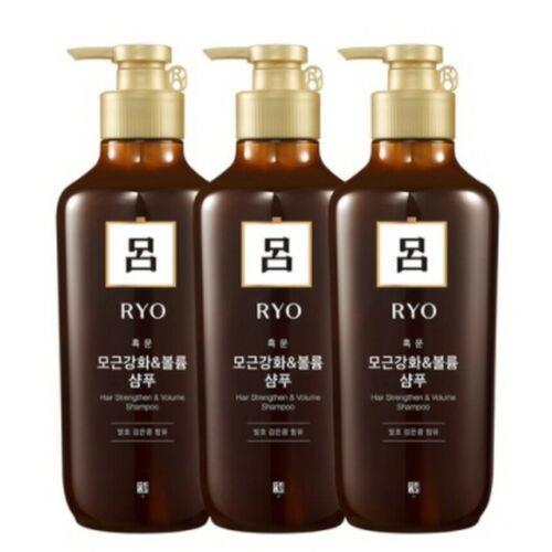 [Ryo] Heukwoon Hair Strengthen & Volume Shampoo 550ml * 3 EA