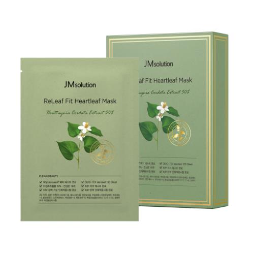 [JMsolution] RELEAF FIT HEARTLEAF MASK 35ml*10ea