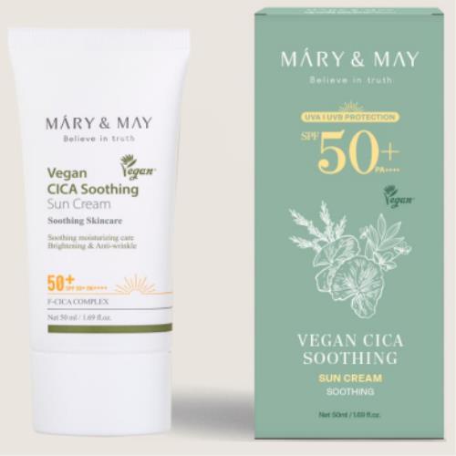 [Mary&May] (Renew) CICA Soothing Sun Cream SPF50+ PA++++ 50ml