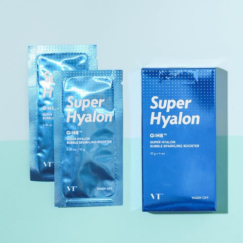 [VT COSMETICS] (4ea) Super Hyalon Bubble Sparkling Booster 10g