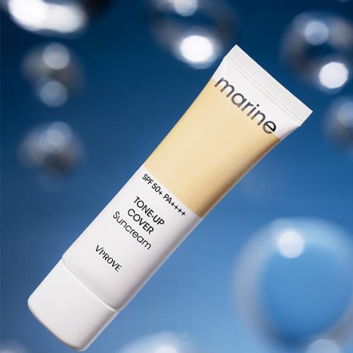 [V Prove] Marine Toneup Cover Suncream 50ml.