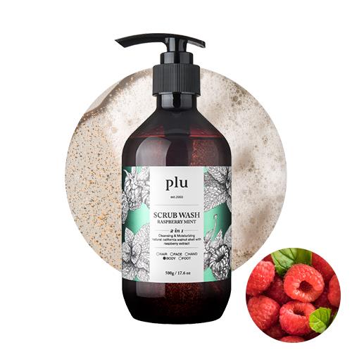 [plu] Scrub Wash Raspberry Mint 500g