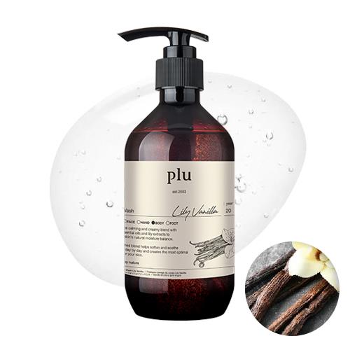 [plu] Aroma Body Wash Lily Vanilla 500g