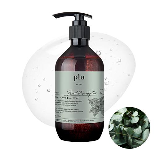 [plu] Aroma Body Wash Basil Eucalyptus 500g