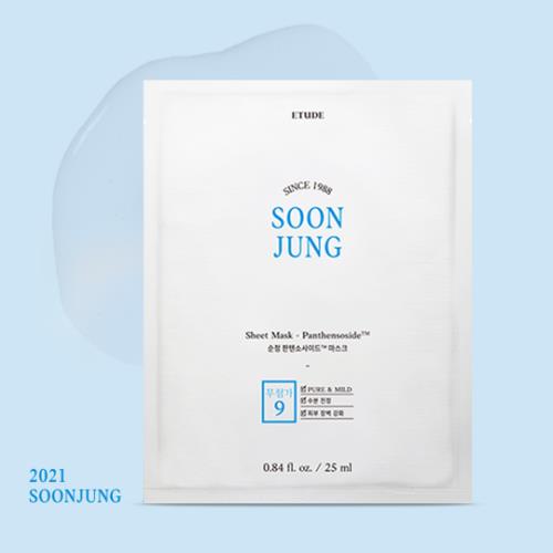 [Etude] Soonjung Panthensoside Sheet Mask 25ml (21AD)