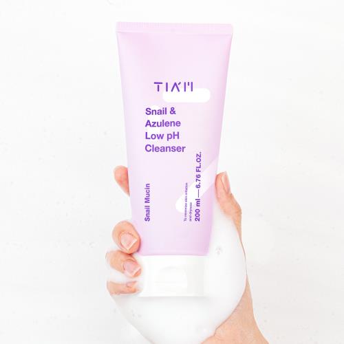[TIAM] (TUBE) Snail & Azulene Low pH Cleanser