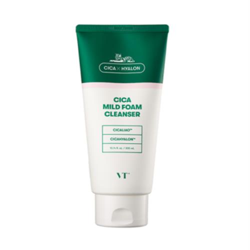 [VT COSMETICS] VT CICA MILD FOAM CLEANSER 300ml (EU Package)