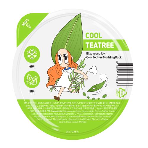 [Elizavecca] icy cool teatree modeling pack 28g