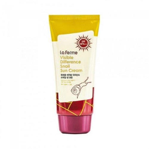 [Farm stay] LAFERME VISIBLE DIFFERENCE SNAIL SUN CREAM 70g