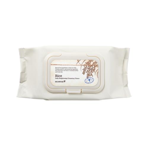 [Skinfood] RICE DAILY BRIGHTENING CLEANSING TISSUE(80ea)