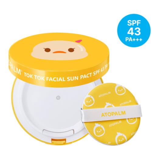 [ATOPALM] TOK TOK Facial Sun Pact SPF43 PA+++ 15g