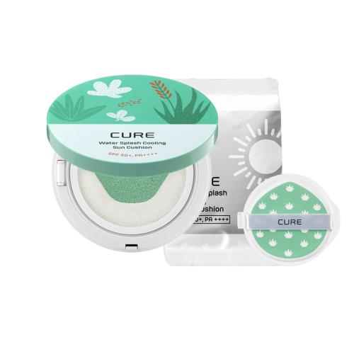 [KIMJEONGMOON-ALOE] (RENEWAL) CURE WATER SPLASH COOLING SUN CUSHION 25g