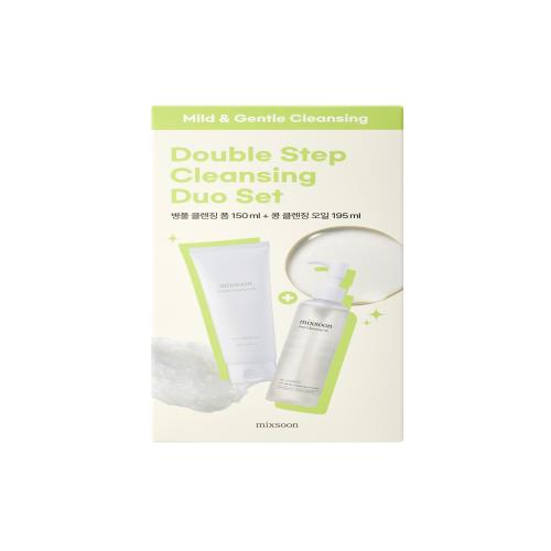 [MIXSOON] Double Cleansing Set (Centella Cleansing Foam 150ml + Bean Cleansing Oil 195ml)