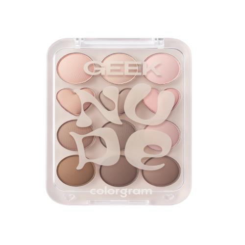 [colorgram] PIN POINT EYESHADOW PALETTE 07 NUDE+GEEK=♥
